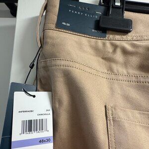 New with tags. Perry Ellis Men's Classic Fit Chinchilla Stretch Size 48x30